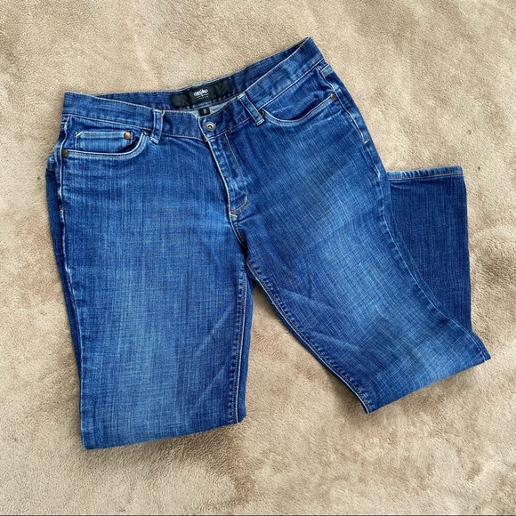 Mossimo Boot Cut Blue Jeans 8 Medium - Picture 2 of 8